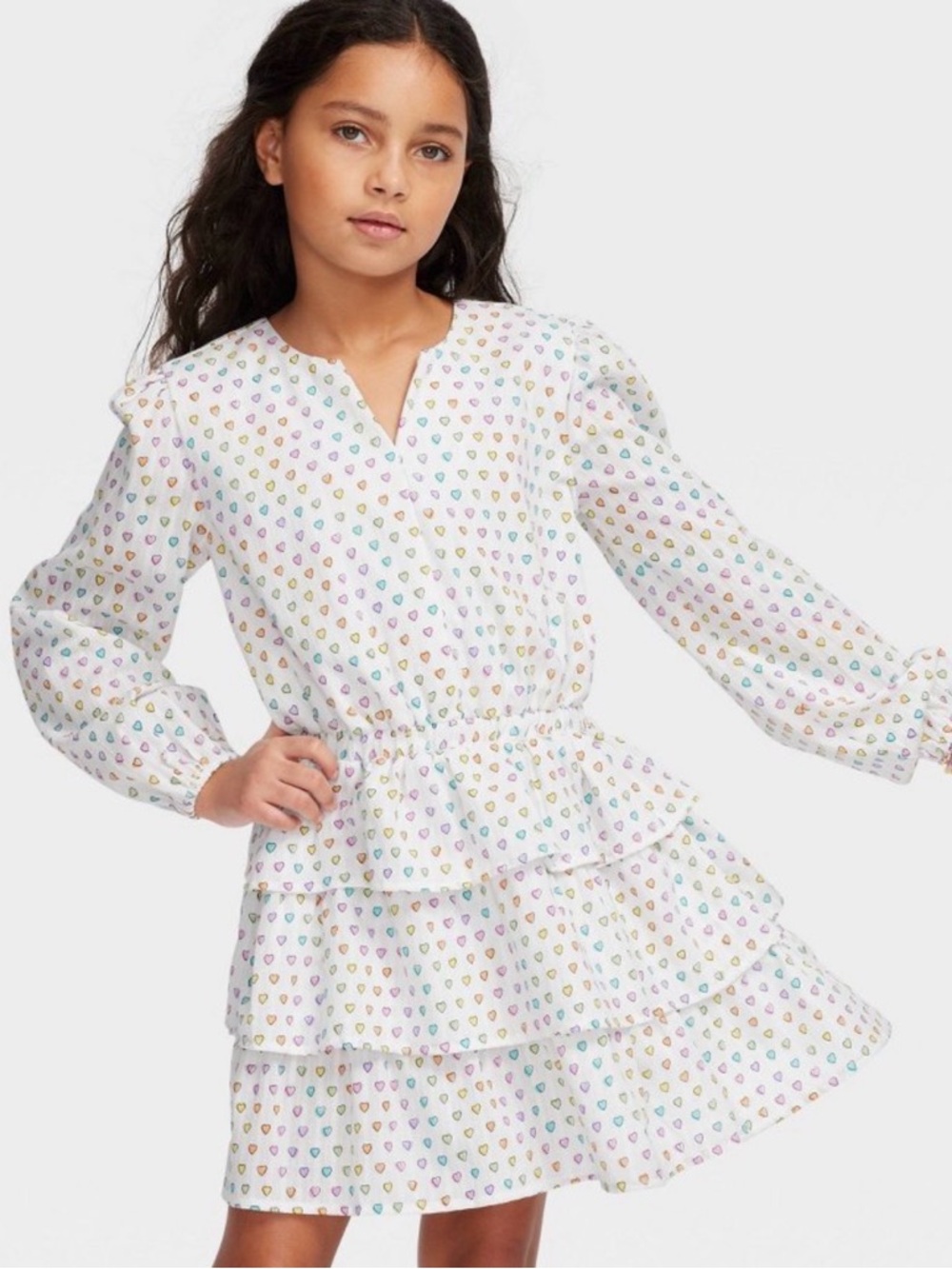Roller Rabbit x Target 🎯 Disco Heart Tiered Dress